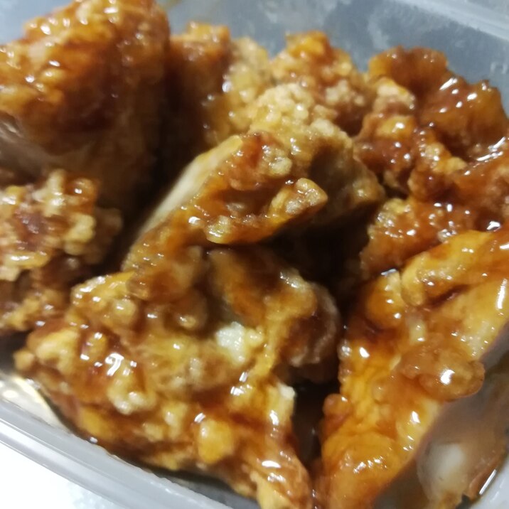 残った唐揚げアレンジ 甘酢あんの唐揚げ レシピ 作り方 By Momiji Mama 楽天レシピ